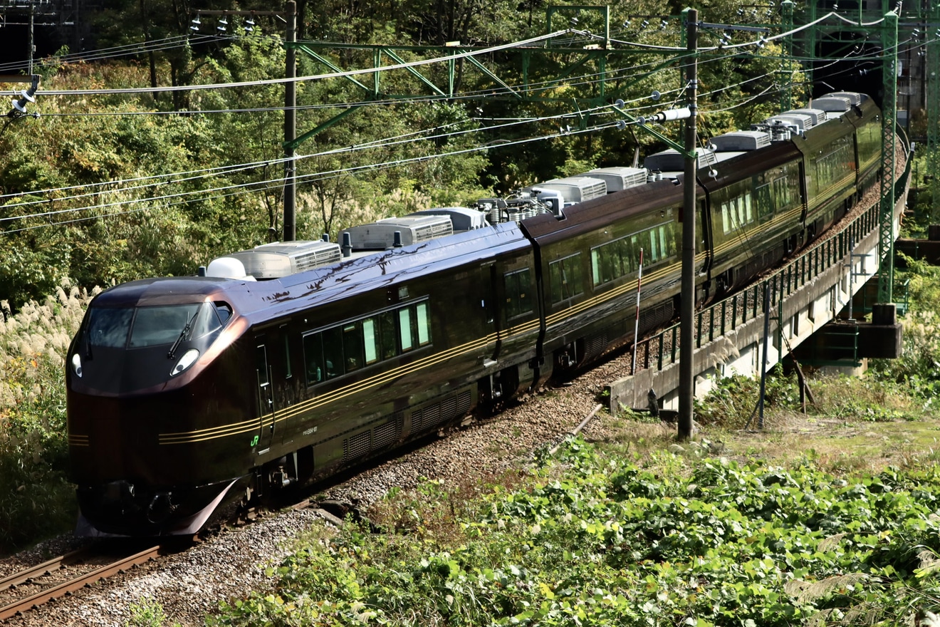 【JR東】E655系が団体臨時列車で秋田への拡大写真