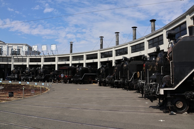 【JR西】C55-1が京都鉄道博物館の転車台へ展示