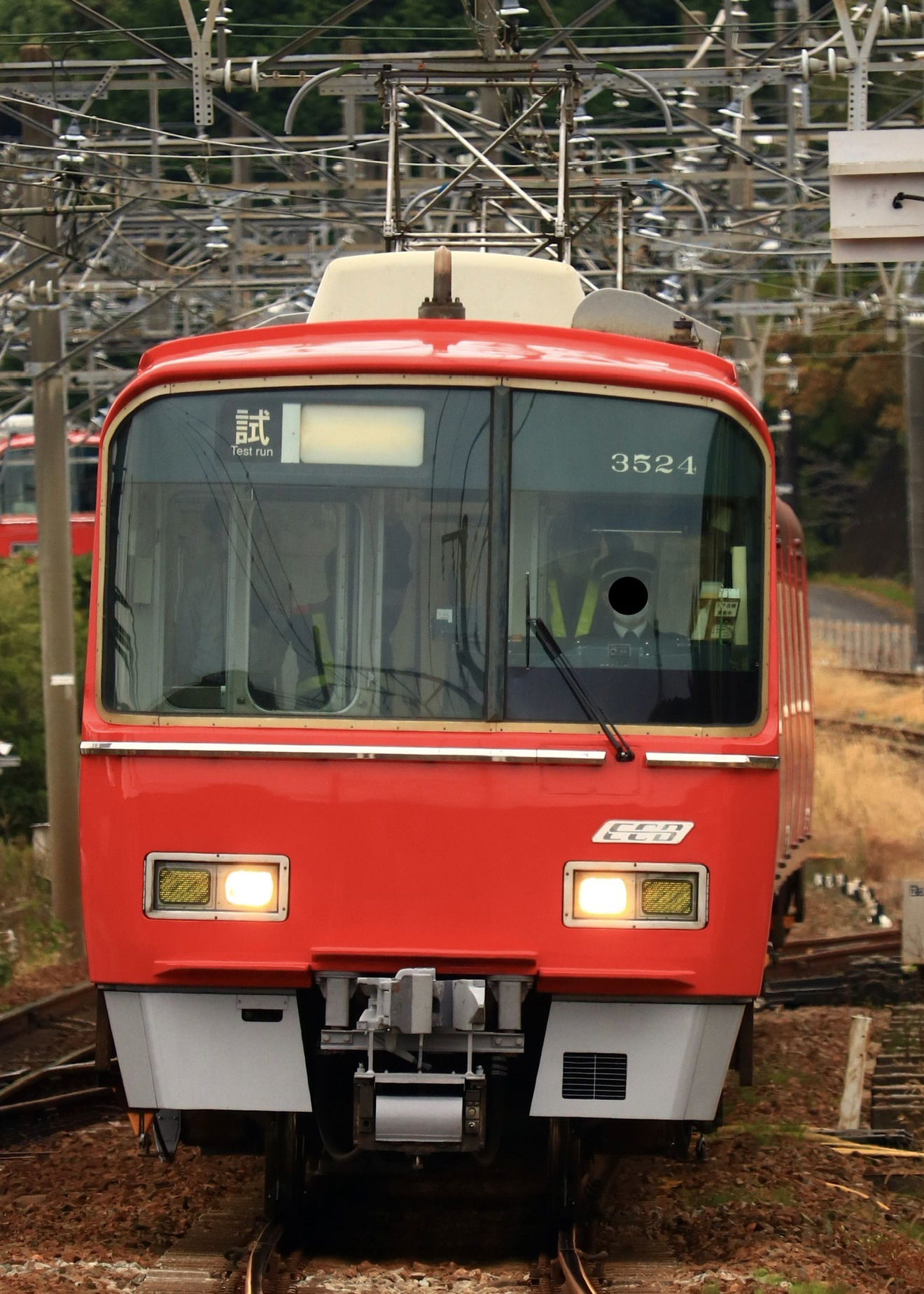 【名鉄】3500系3524F舞木検査場出場試運転 の拡大写真