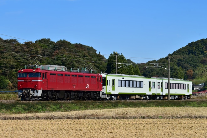 【JR東】キハ111-204+キハ112-204郡山総合車両センター出場配給
