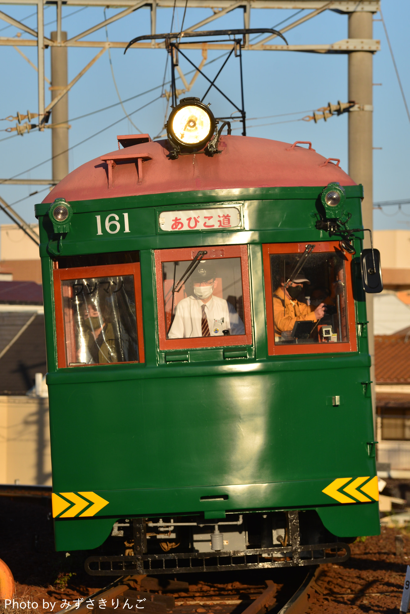 【阪堺】「モ161形モ161号」を臨時運行の拡大写真