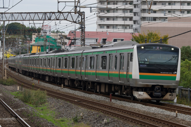 【JR東】E233系横コツE-10編成使用乗務員訓練を戸塚駅で撮影した写真
