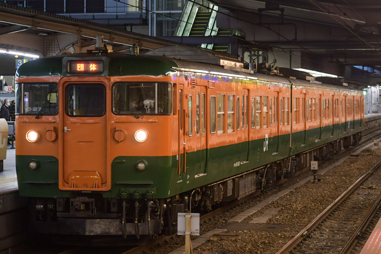 【JR西】「115系で行く 岡山⇒京都 夜行列車の旅 2日間」ツアーを催行の拡大写真