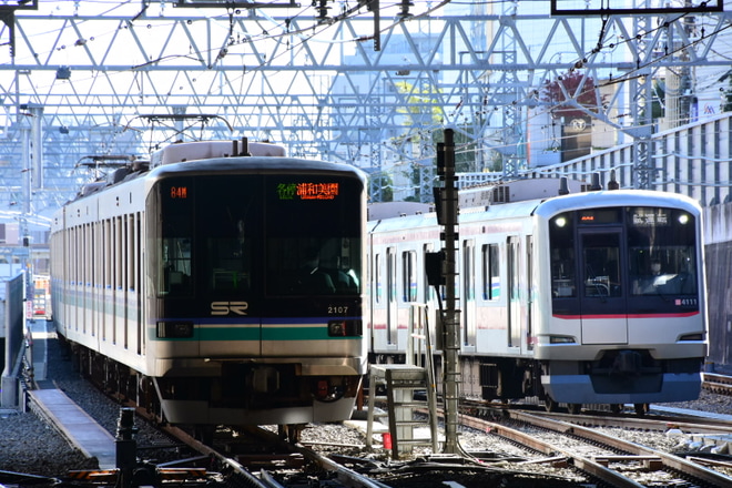 【東武】50070型51072Fも東急新横浜線へ、習熟運転が本格開始を日吉駅で撮影した写真