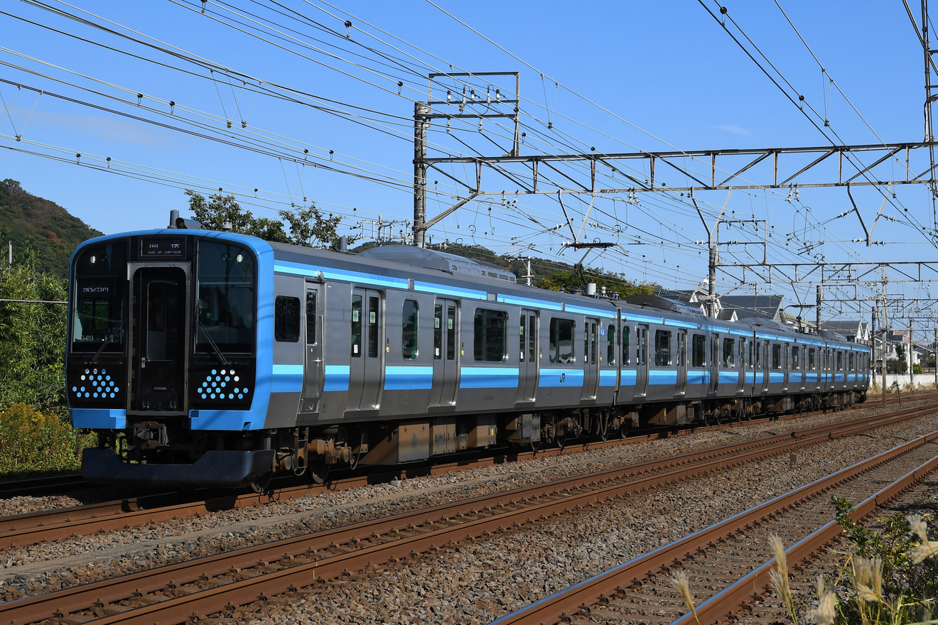 【JR東】E131系 G-08編成　団体臨時列車運転の拡大写真