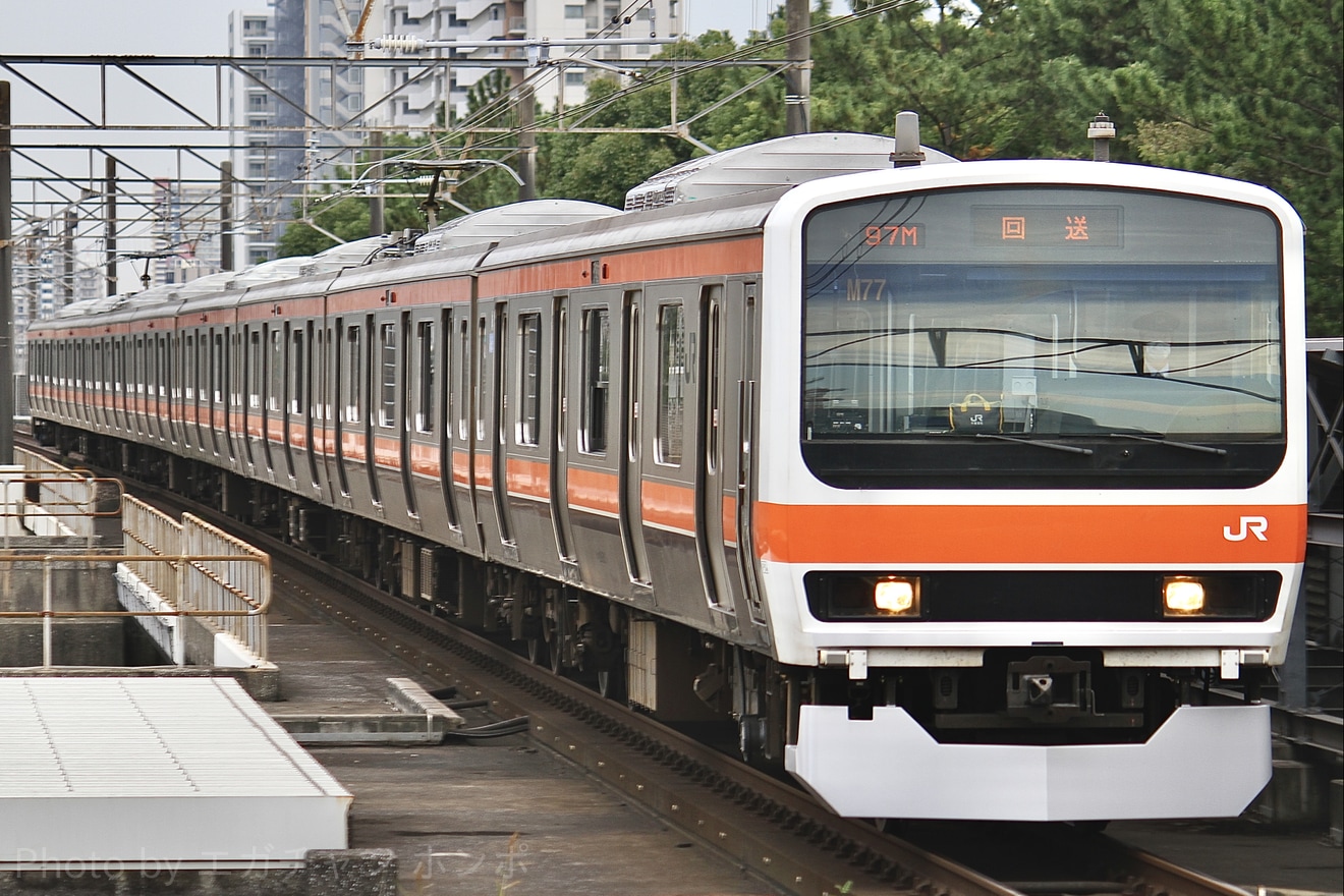 【JR東】209系ケヨM77編成 東京総合車両センター出場の拡大写真