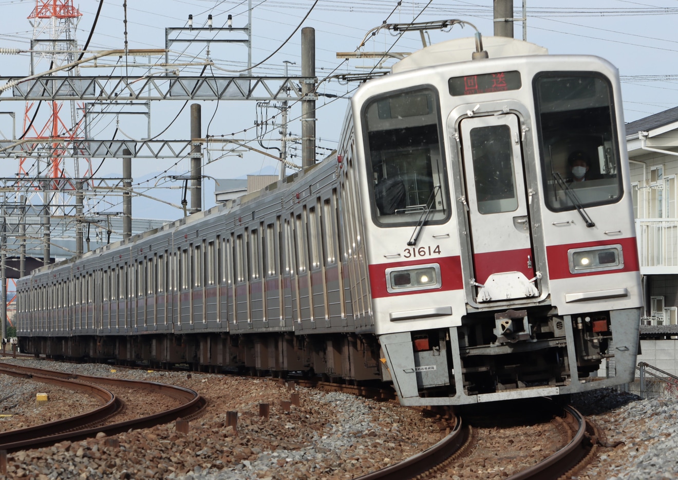 【東武】30000系31614F+31414Fが川越市への拡大写真