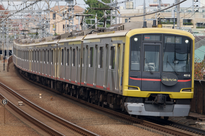 【東急】東急東横線・東急新横浜線で試運転(20221107)を多摩川駅で撮影した写真