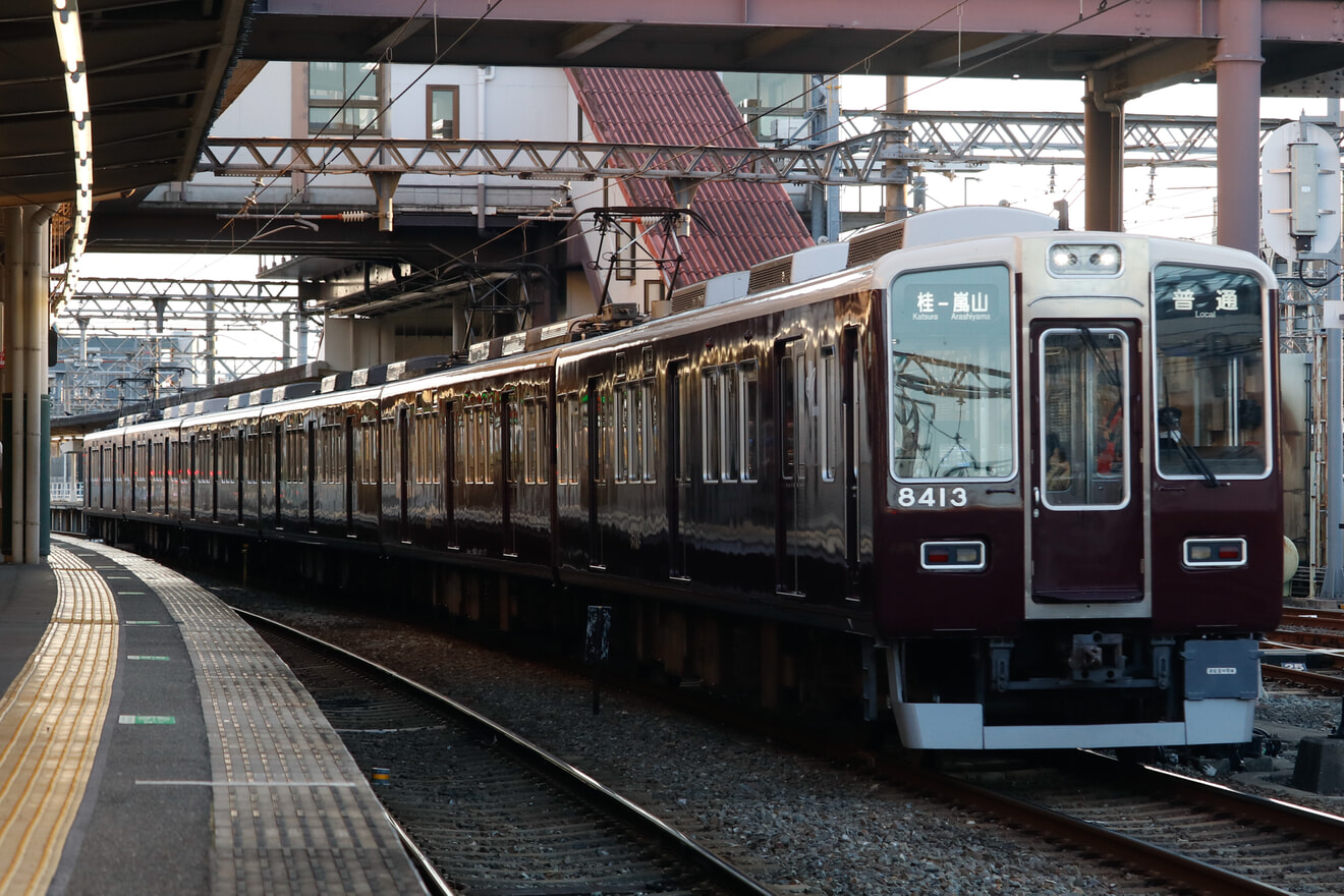 【阪急】8300系8313F 嵐山線行楽期代走の拡大写真