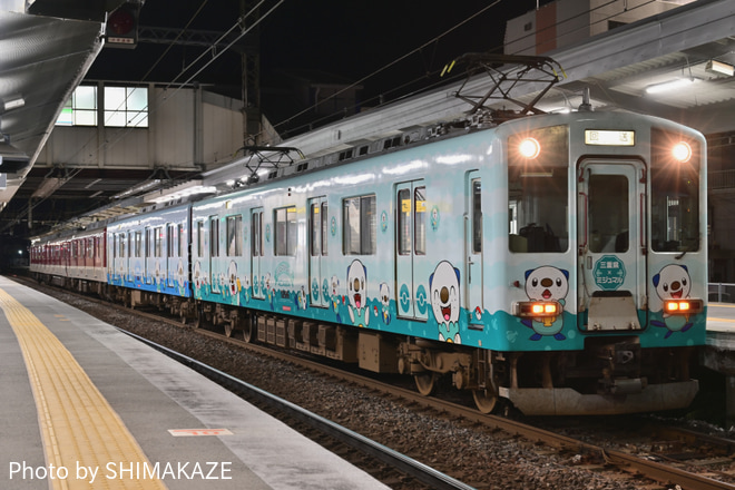 【近鉄】きんてつ鉄道まつり2022in塩浜を終え、明星検車区へ返却回送を松阪駅で撮影した写真