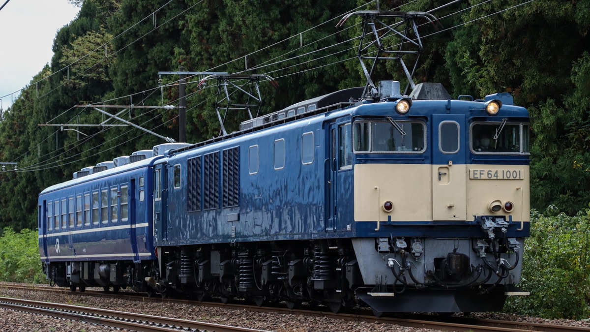 JR東】EF64-1001+オヤ12-1が新津へ回送 |2nd-train鉄道ニュース