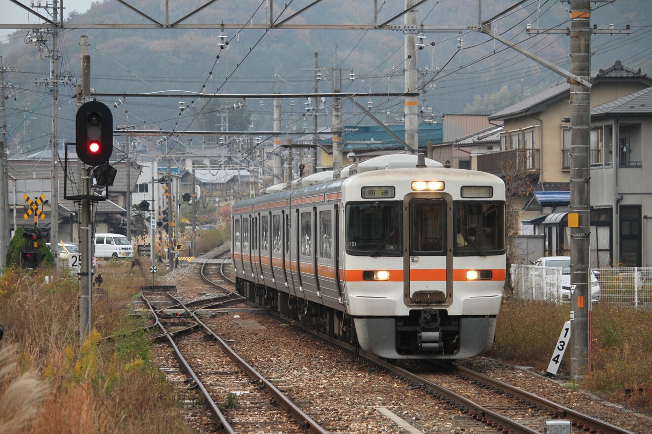 【JR海】さわやかウォーキング臨で313系J151編成が飯田線への拡大写真