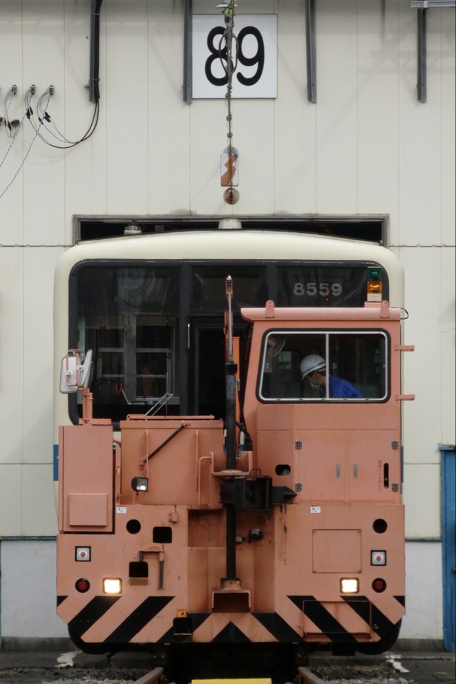 【小田急】8000形8259×6(8259F)廃車に伴うクーラー・部品撤去