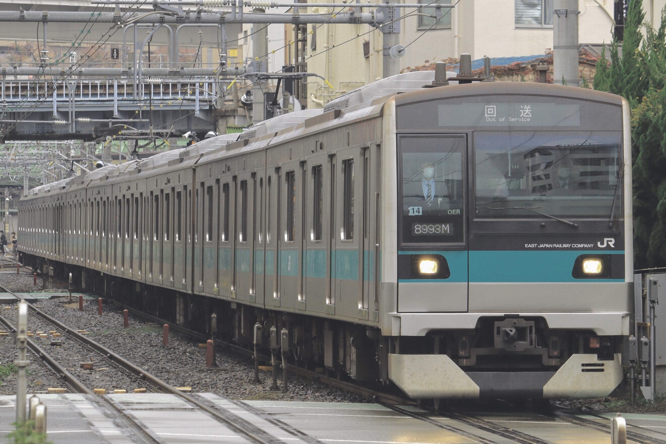 【JR東】E233系マト14編成 東京総合車両センター出場の拡大写真