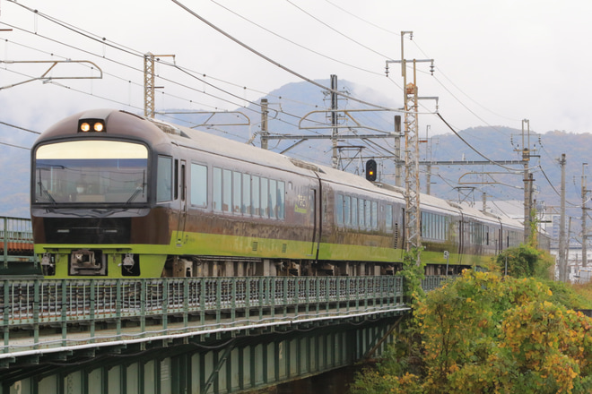 【JR東】貸切列車「リゾートやまどり」で行く越後湯沢温泉を甲府～竜王間で撮影した写真