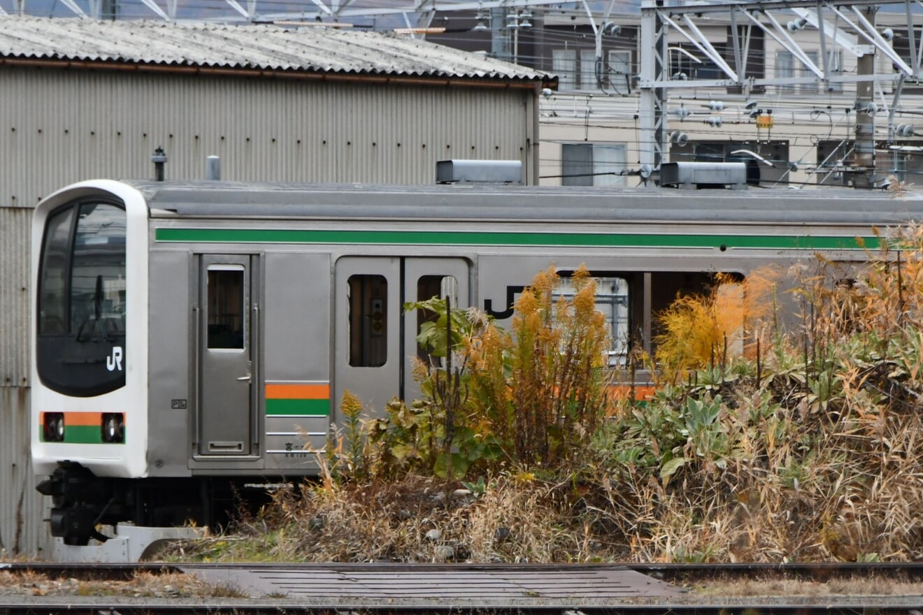 【JR東】205系Y5編成のうち3両が解体線への拡大写真