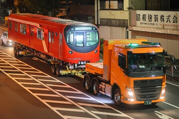 【メトロ】2000系2137F搬入陸送