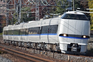 JR西日本　吹田総合車両所　683系側面種別幕　方向幕一本もの　破れ補修箇所アリ JR西日本 吹田総合車両所 683系側面種別幕 方向幕一本もの