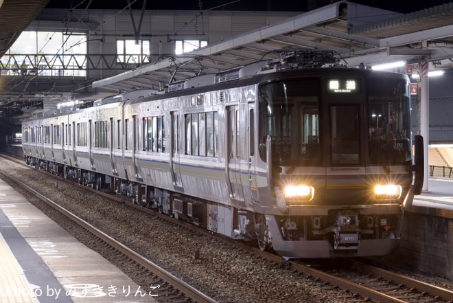 【JR西】223系MA08編成 網干総合車両所本所出場を東加古川駅で撮影した写真