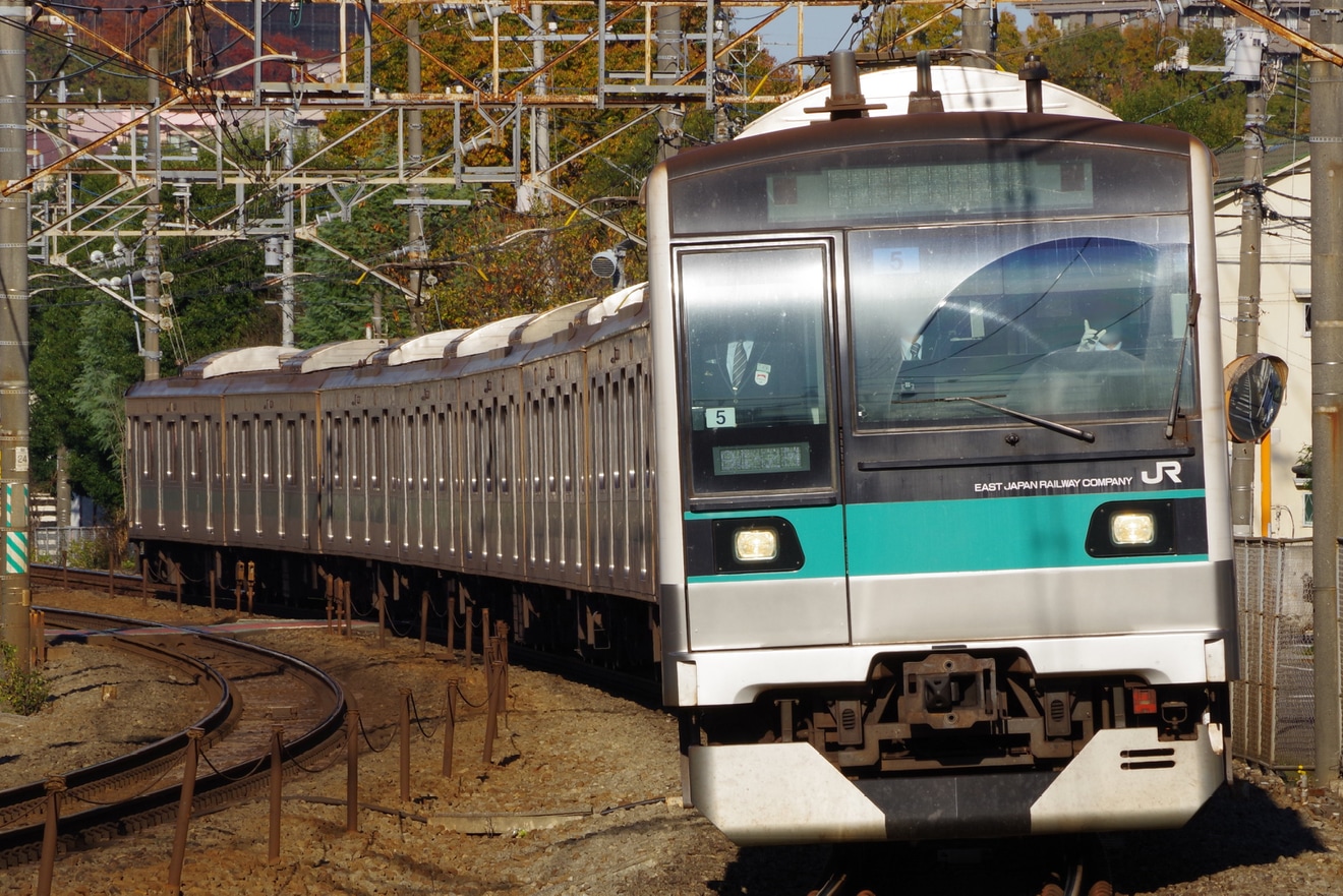 【JR東】E233系マト5編成長野総合車両センター入場回送の拡大写真