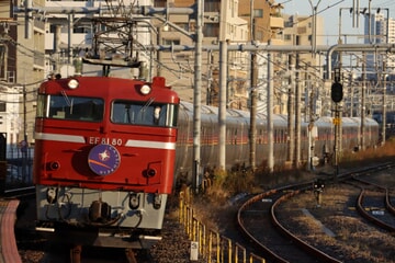 【JR東】EF81-80牽引秋田行きカシオペア紀行運転