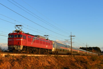 【JR東】EF81-80牽引秋田行きカシオペア紀行返却回送
