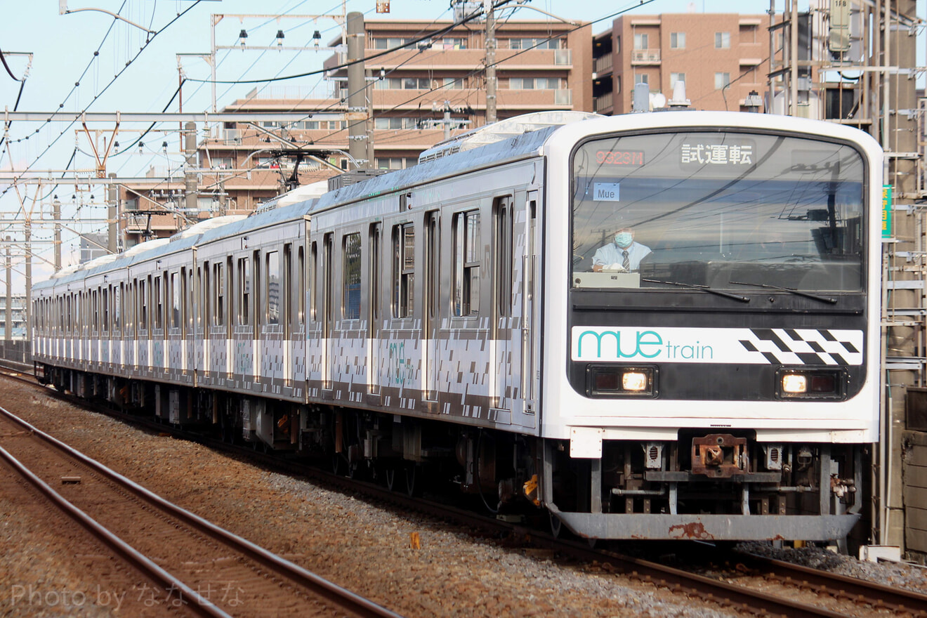 【JR東】209系「Mue-Train」 武蔵野線試運転の拡大写真