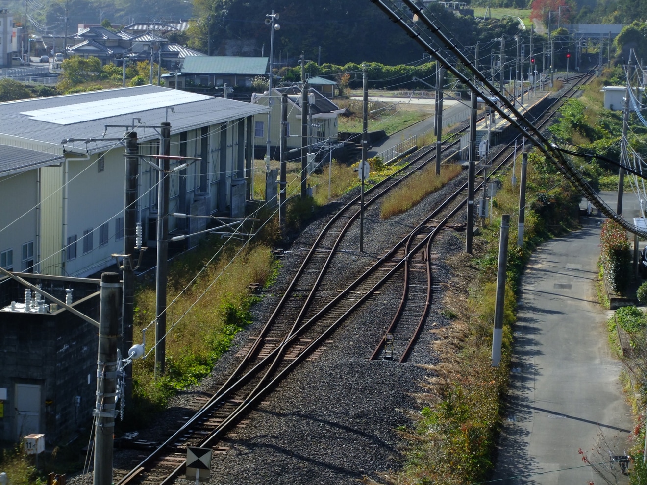 【JR九】長崎本線で架線撤去が確認されるの拡大写真