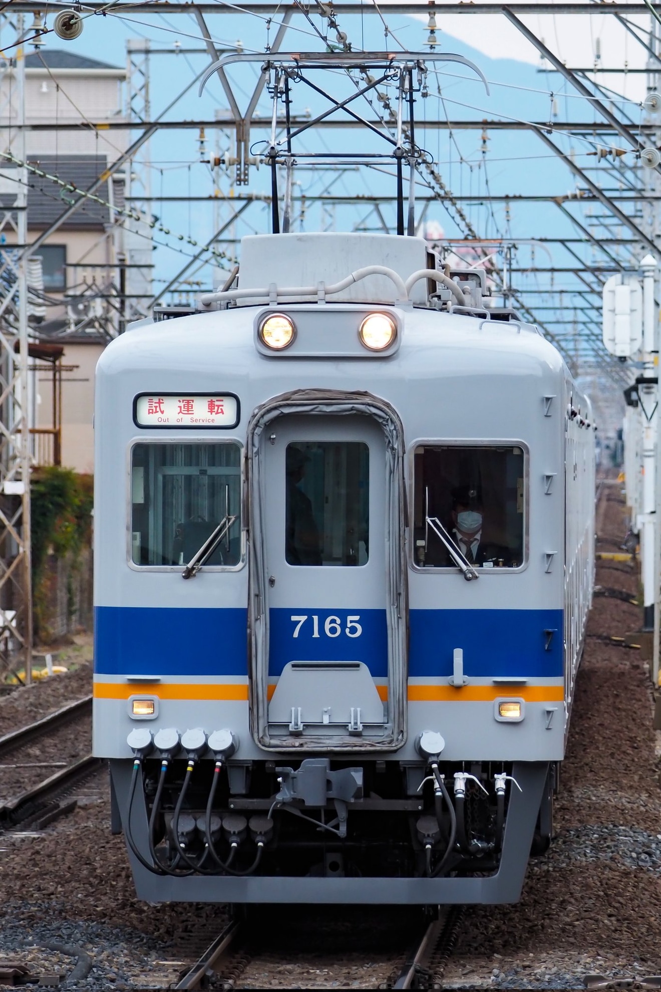 【南海】7100系7165F千代田工場出場試運転(202212)の拡大写真