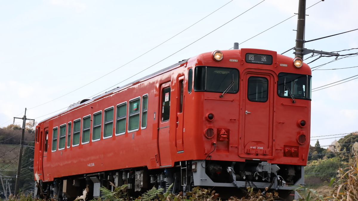 JR西】キハ40-2046後藤総合車両所本所出場回送 |2nd-train鉄道ニュース