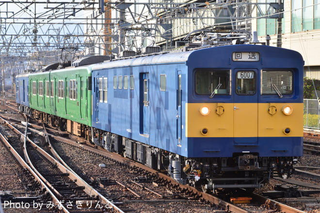 【JR西】113系S2編成 吹田総合車両所本所入場を尼崎駅で撮影した写真