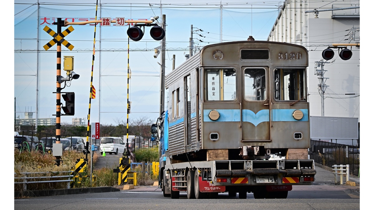 名市交】3000形3120H廃車陸送 |2nd-train鉄道ニュース