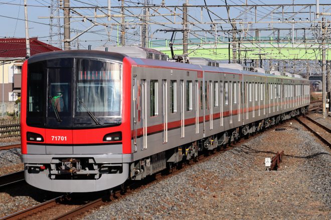 【東武】70000系71701F 南栗橋工場出場試運転(202212) 