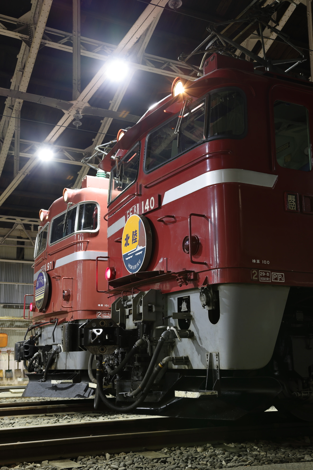 【JR東】「EF81形電気機関車イブニング撮影会 in 長岡車両センター」開催の拡大写真