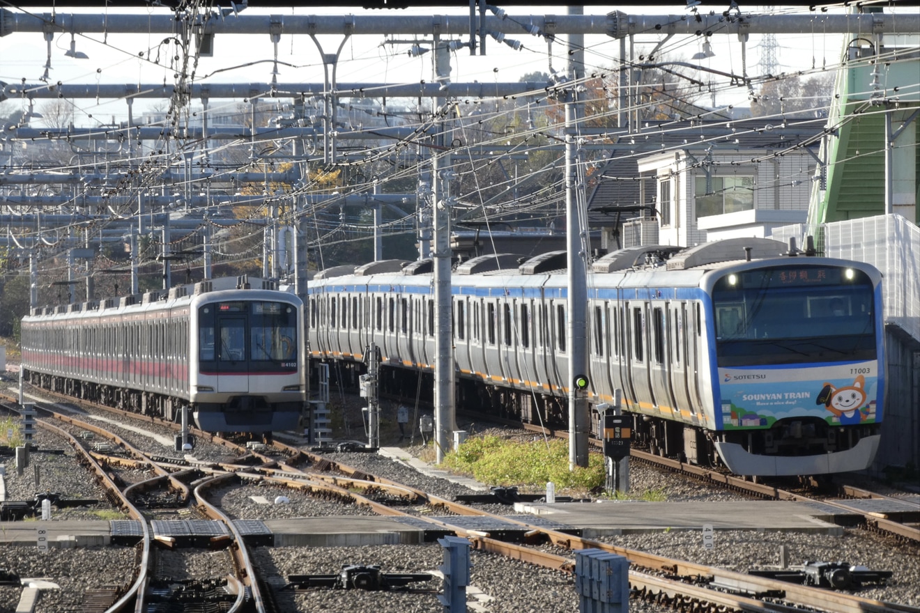 【東急】5050系4102F 相鉄新横浜線試運転の拡大写真