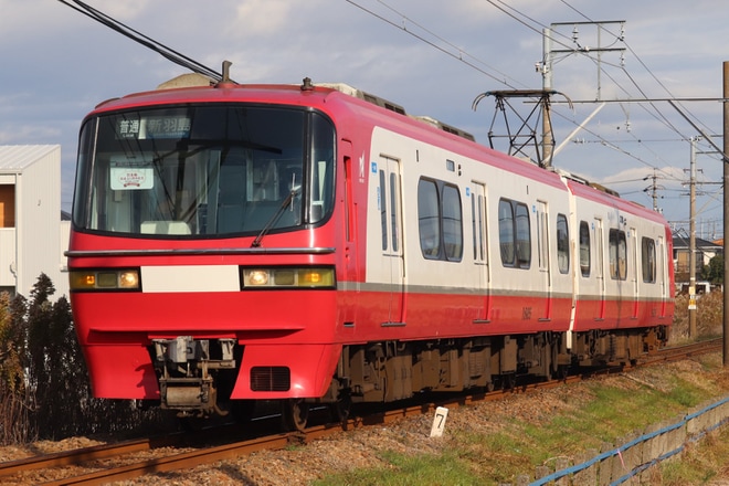 【名鉄】「羽島線開通40周年記念系統板」運転台内に掲出運転