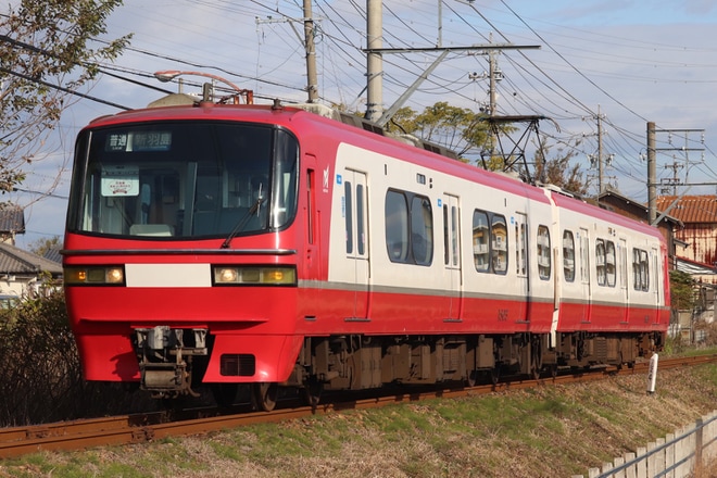 【名鉄】「羽島線開通40周年記念系統板」運転台内に掲出運転