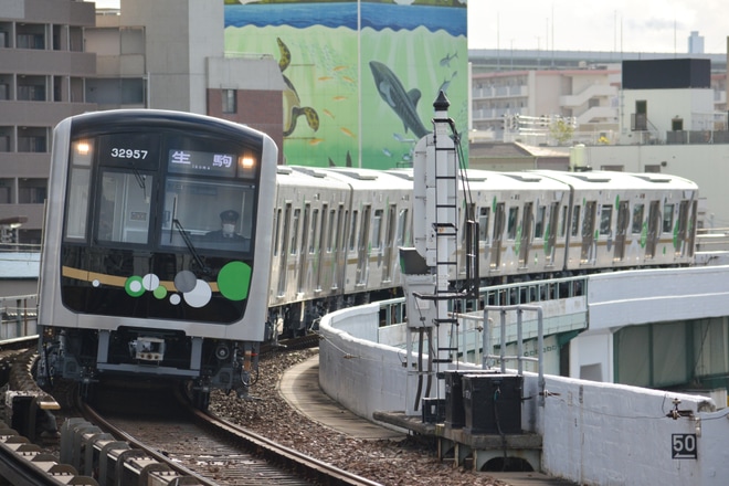 【大阪メトロ】30000A系32657F営業運転開始を不明で撮影した写真