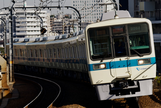 【小田急】8000形8252×6(8252F)全般検査明け確認試運転を厚木駅で撮影した写真