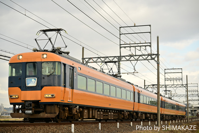 【近鉄】12200系NS49が米野から明星へ回送を富田～霞ヶ浦間で撮影した写真