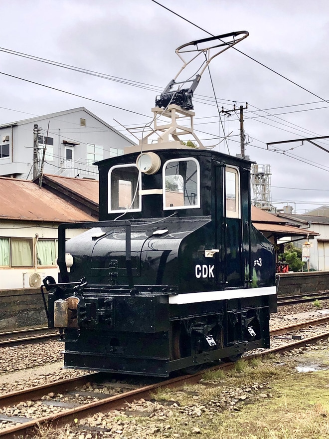 【銚電】「第1回デキ3電気機関車撮影会」開催を仲ノ町車庫で撮影した写真