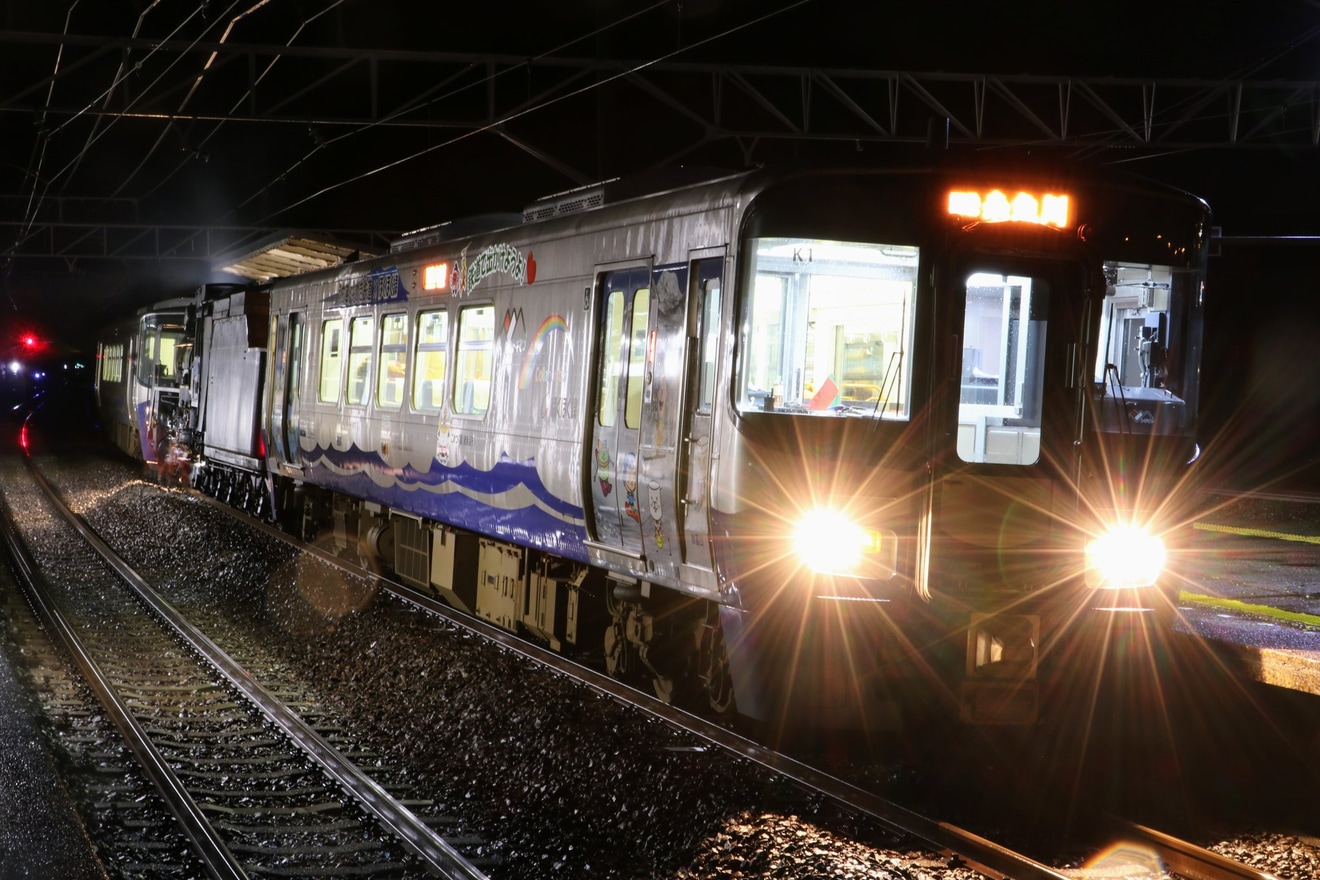 【トキ鉄】D51-827の糸魚川の回送に合わせて「夜のD51スペシャル撮影会」ツアーの拡大写真