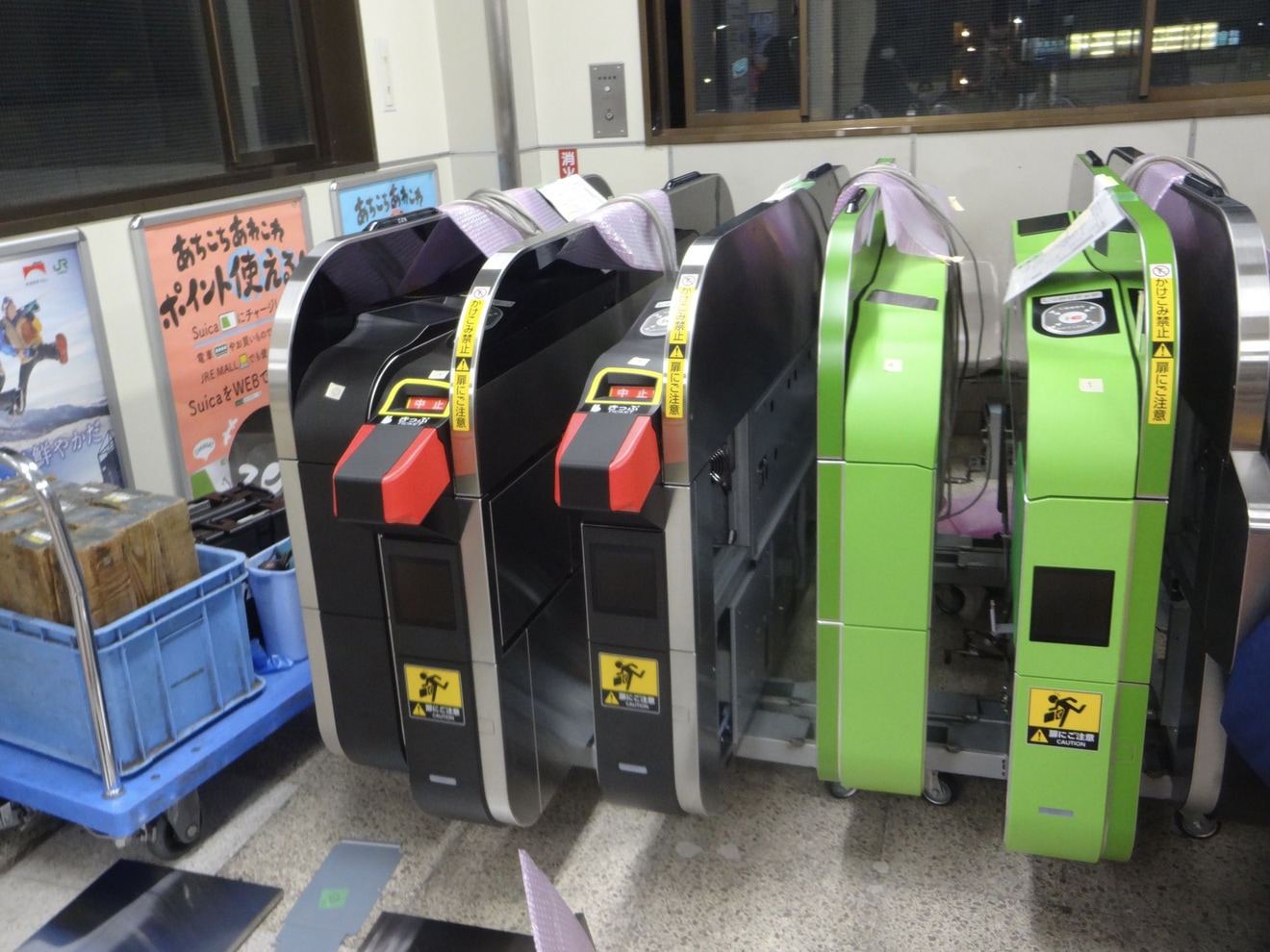 【JR東】東大宮駅にQRコード対応と思われる新型改札機が導入の拡大写真