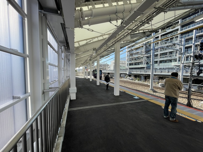 【JR東】武蔵小杉駅の横須賀線下りホームが供用開始