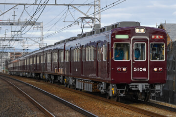 【阪急】5100系5106F正雀工場出場試運転