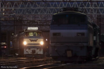 【JR貨】EF66-27が吹田機関区で構内入換