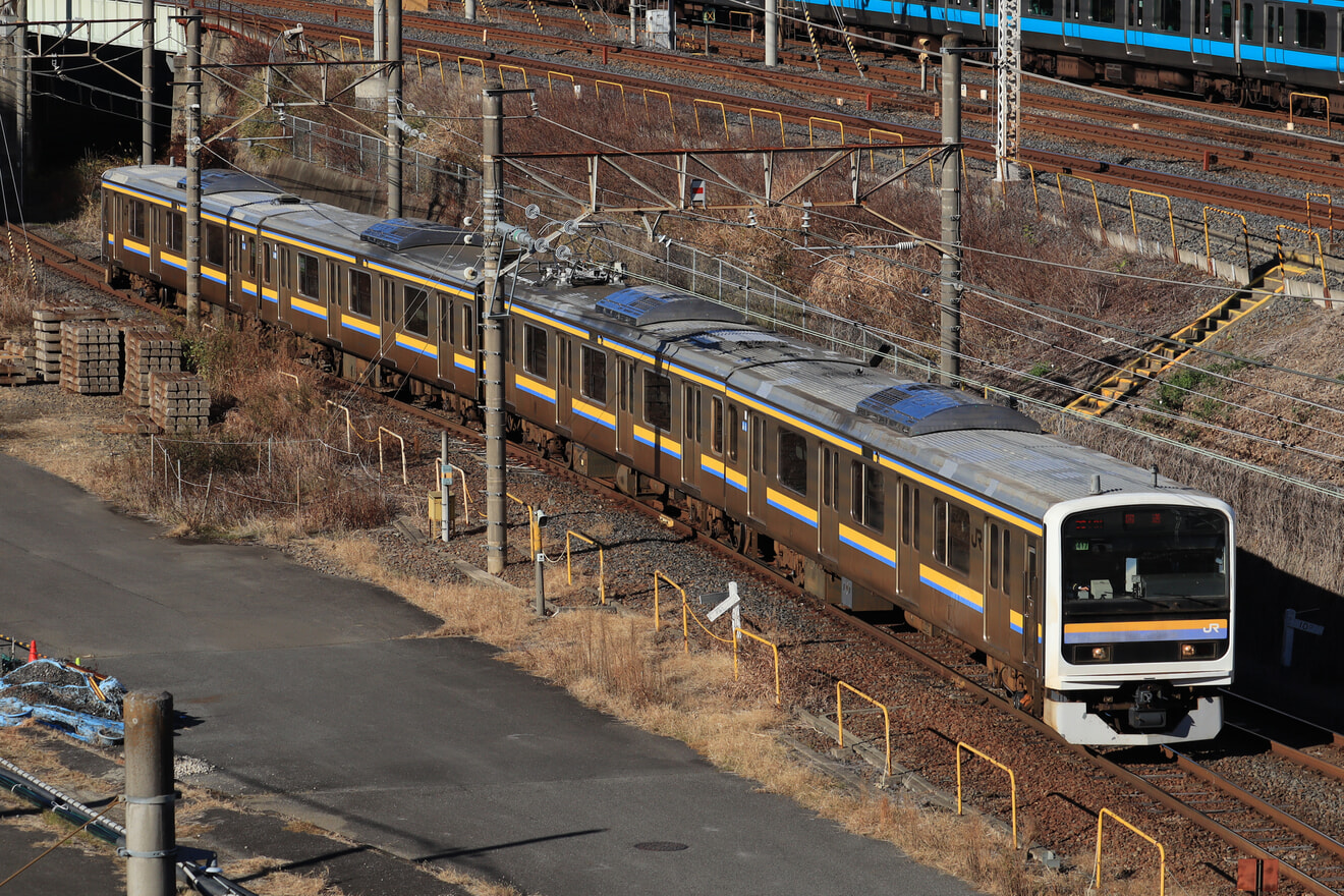 【JR東】209系千マリC417編成大宮総合車両センター出場回送の拡大写真