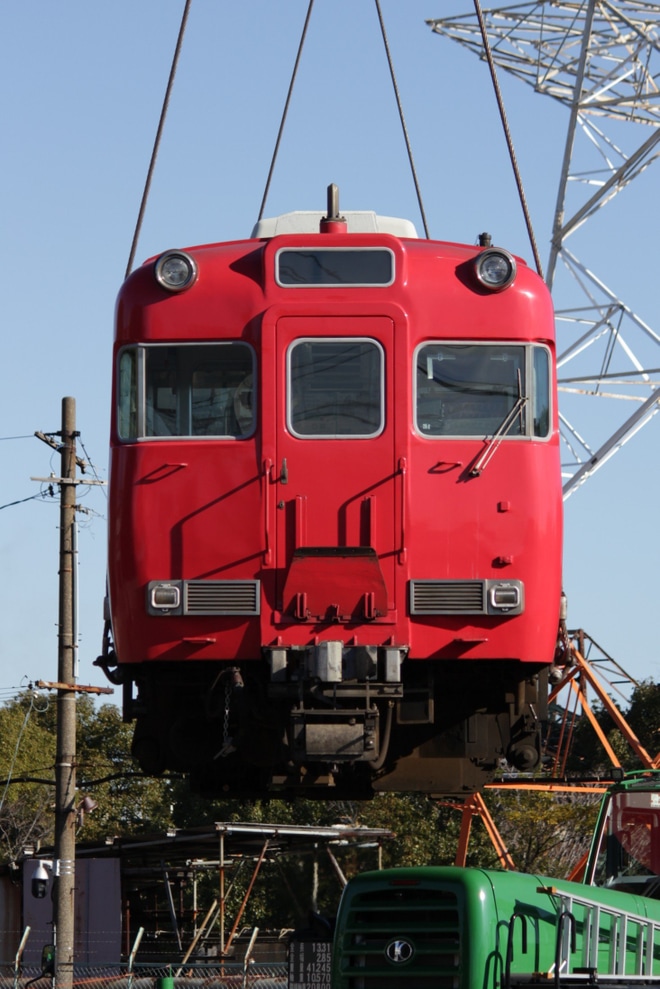 【名鉄】6000系6007F大江から廃車回送と搬出作業