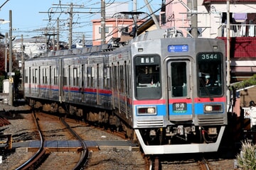 【京成】3500形3544編成の方向幕(金町線ワンマン)に変化