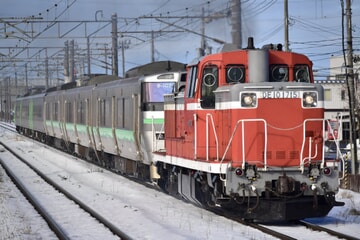 【JR北】733系B-102編成及び789系HE-206編成苗穂工場へ入場